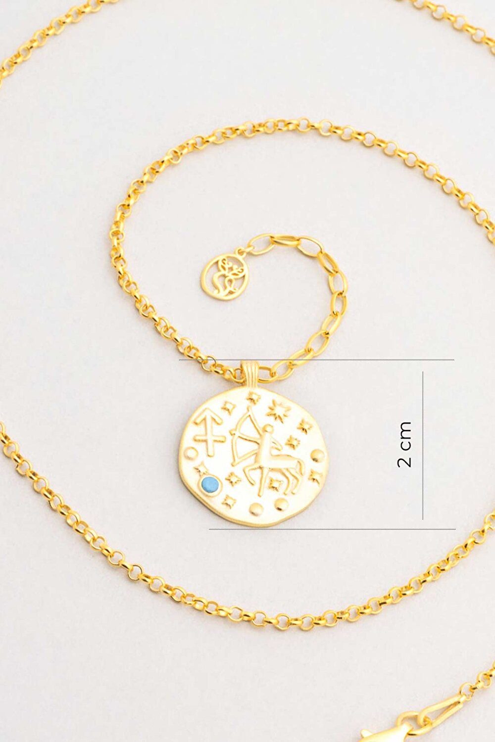 So CHIC... Collier Schütze 18K Gelbgold beschichtet 45 Cm Silber Halskette günstig online kaufen