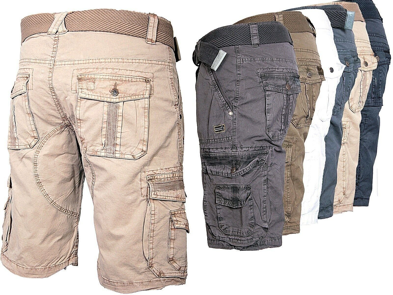 Geographical Norway Shorts Cargo Shorts kurze Hose knielang Short Bermuda Sommer Urlaub Freizeit – Bild 5 von 5