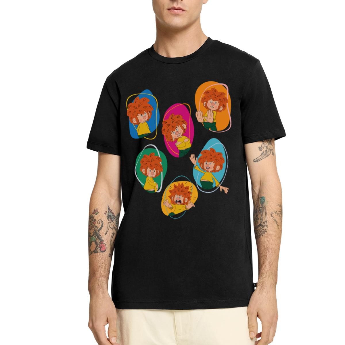 T-Shirt Pumuckl Zeigt Verschiedene Emotionen Männer Premium T-Shirt