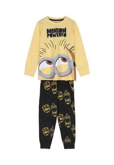 Minions Schlafanzug Kinder Jungen Pyjama Schlaf-set (2 tlg)