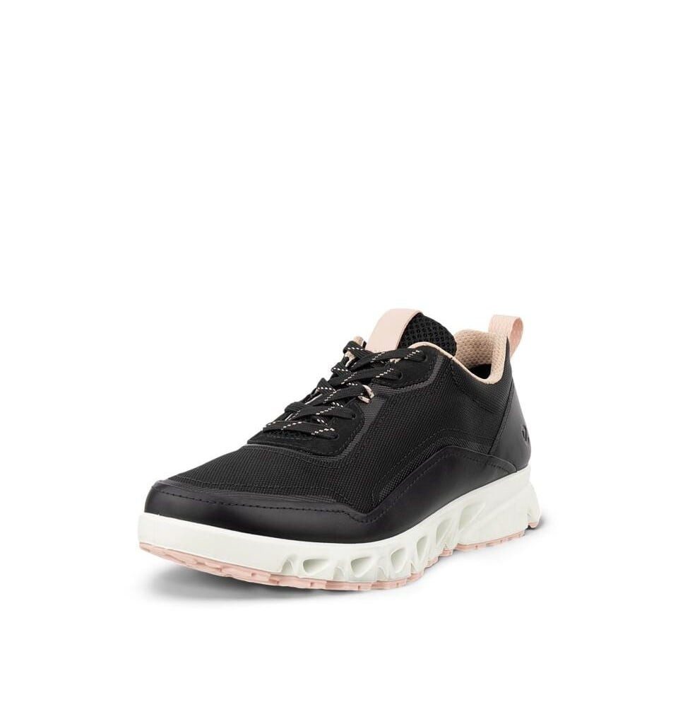 Ecco Multi-Vent GTX (Leder/Textil, wasserdicht) 2026 schwarz/rosa Damen Sneaker