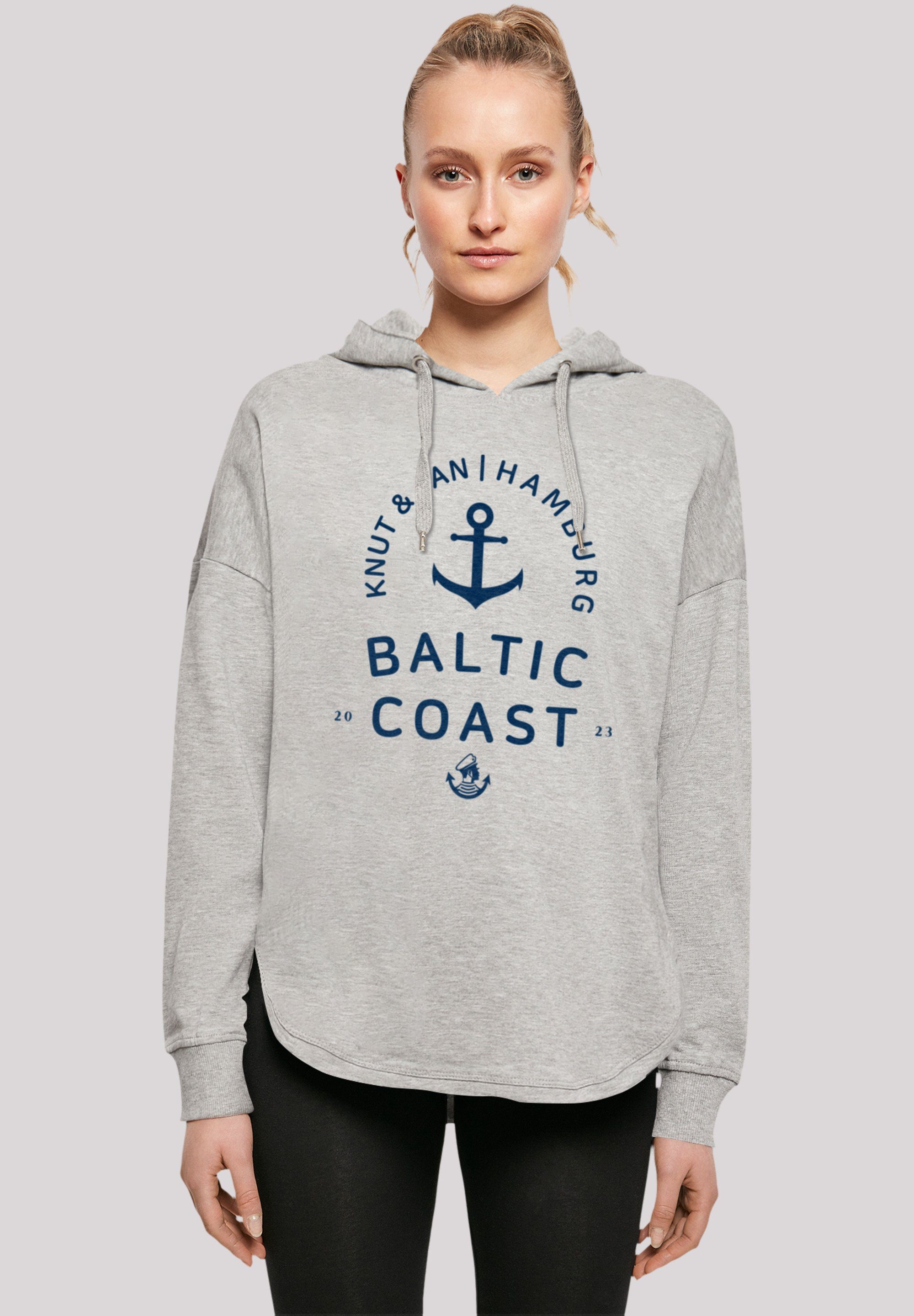 Trends F4NT4STIC Kapuzenpullover Knut bitte Ostsee Größe aus, Jan Fällt weit bestellen Hamburg kleiner Logo eine Print, 