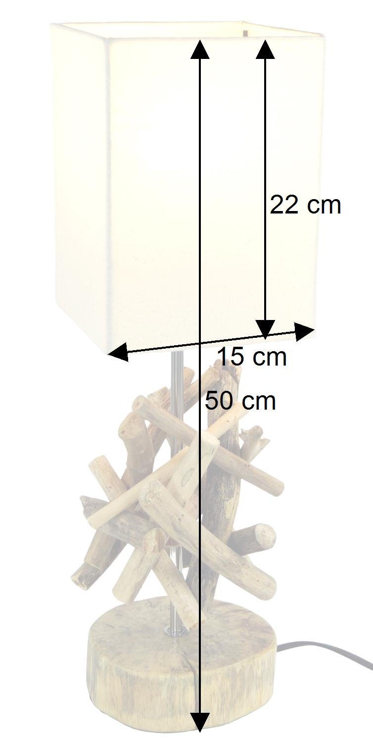 Bilbao, Tischleuchte Modell nicht Tischlampe Tischleuchte Treibholz,.., inklusive Bilbao Guru-Shop Leuchtmittel
