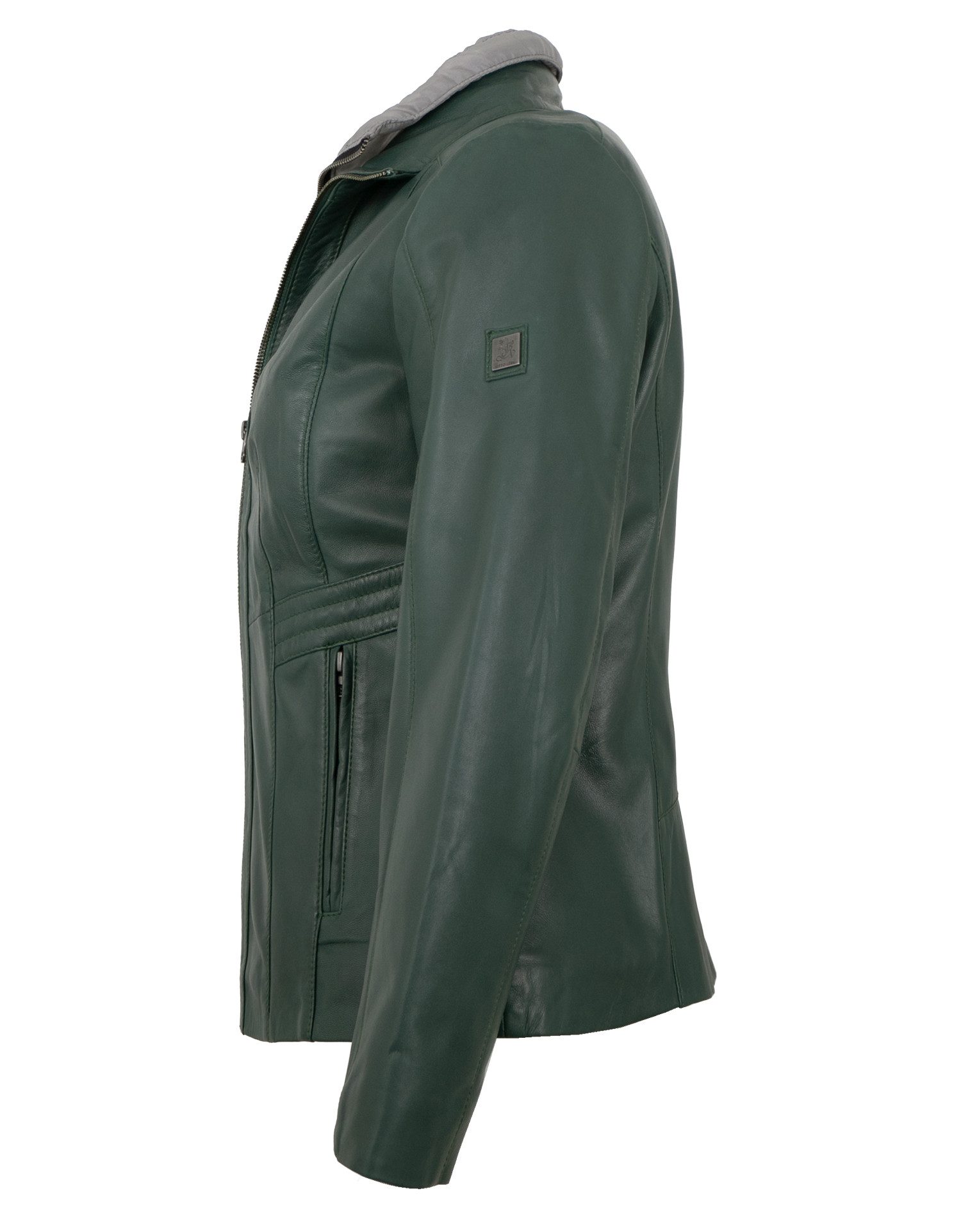 Otto Kern Lederjacke Beate OTTO KERN - Damen Lederjacke Lammnappa grün