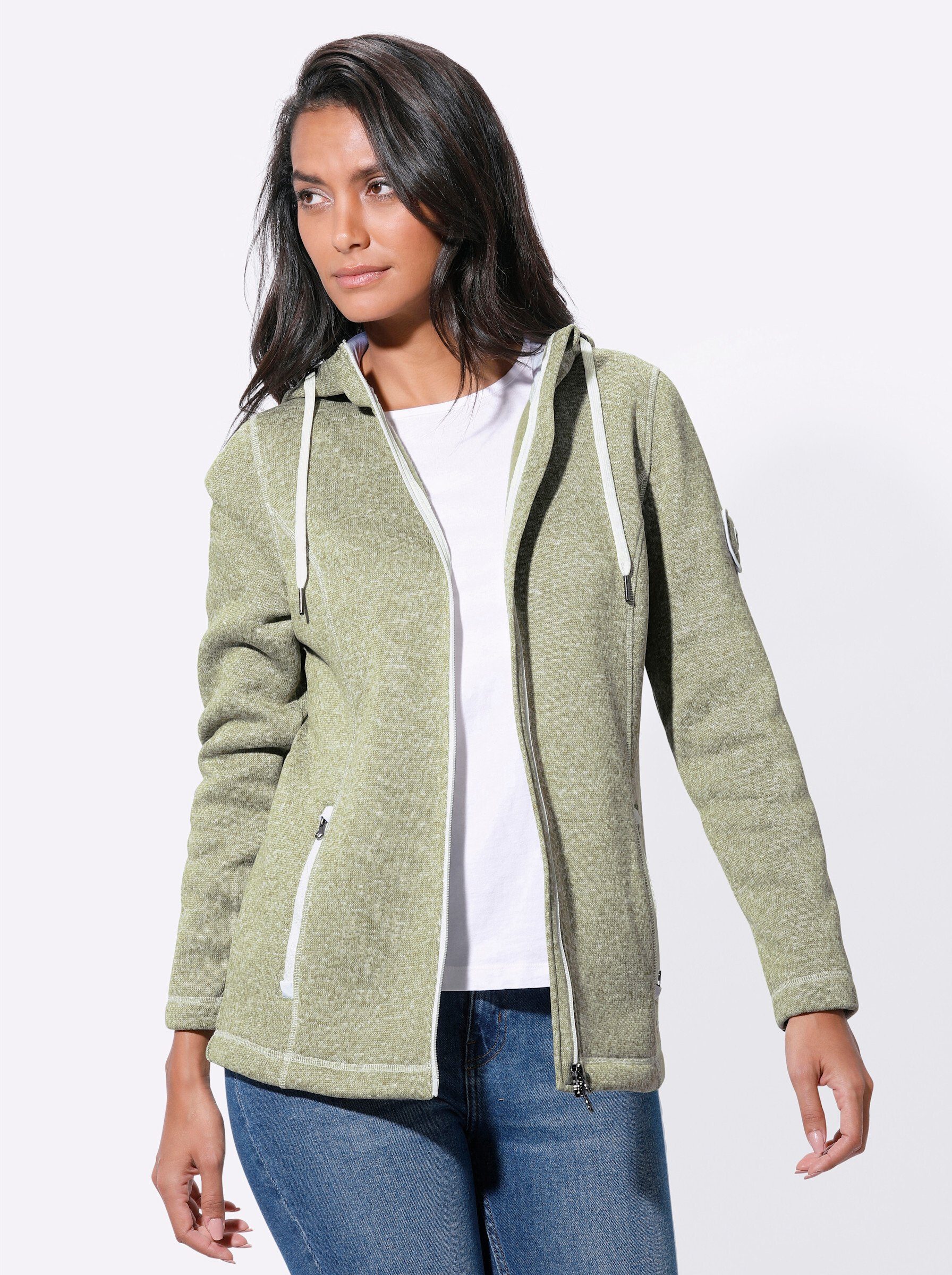 Witt Fleecejacke Strickfleece-Jacke günstig online kaufen