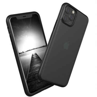 EAZY CASE Handyhülle Outdoor Case für Apple iPhone 11 Pro 5,8 Zoll, Hülle Outdoor kratzfest Schutzhülle mit Kameraschutz Robust Schwarz