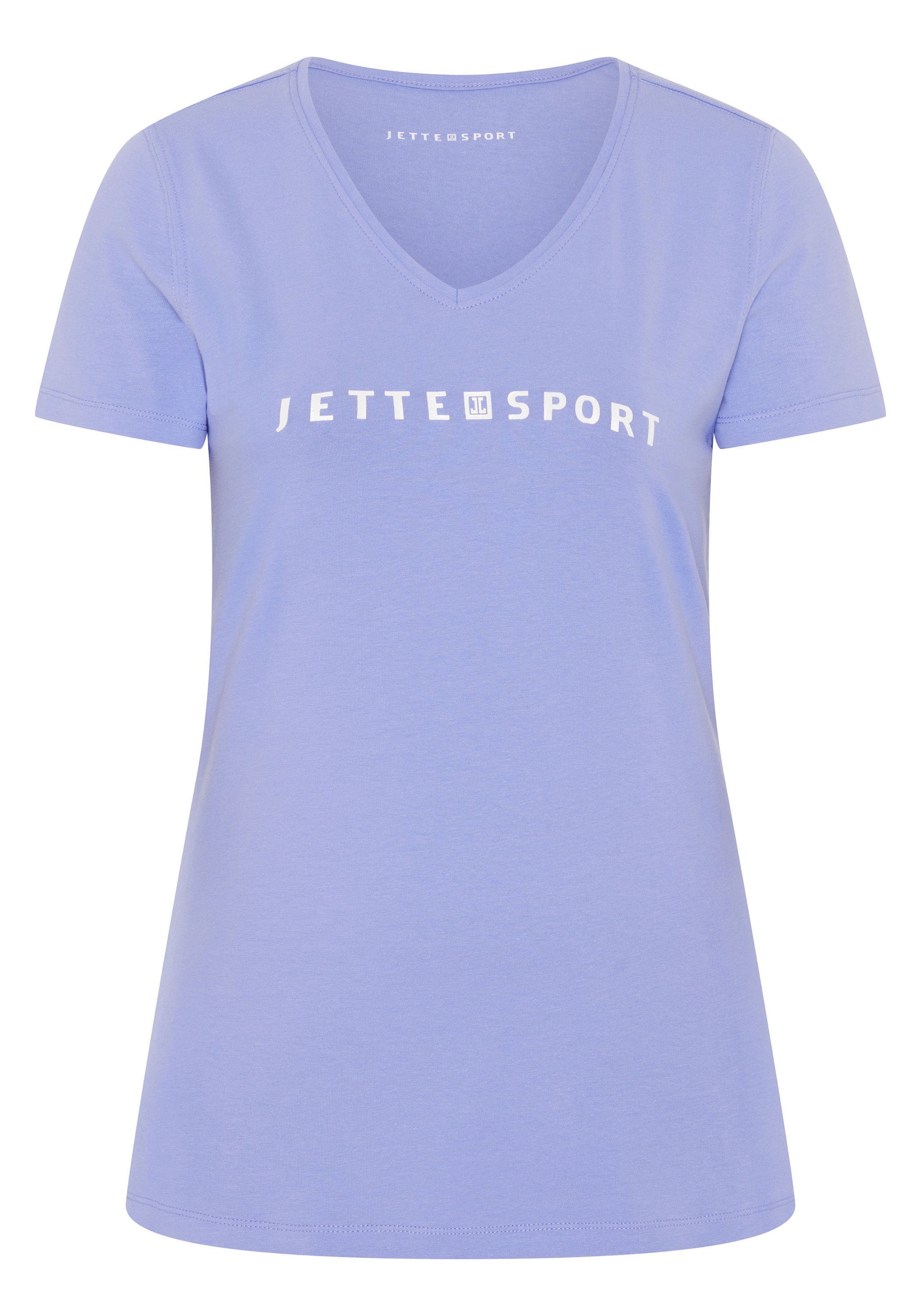 JETTE SPORT Print-Shirt mit Logo-Pigment-Print