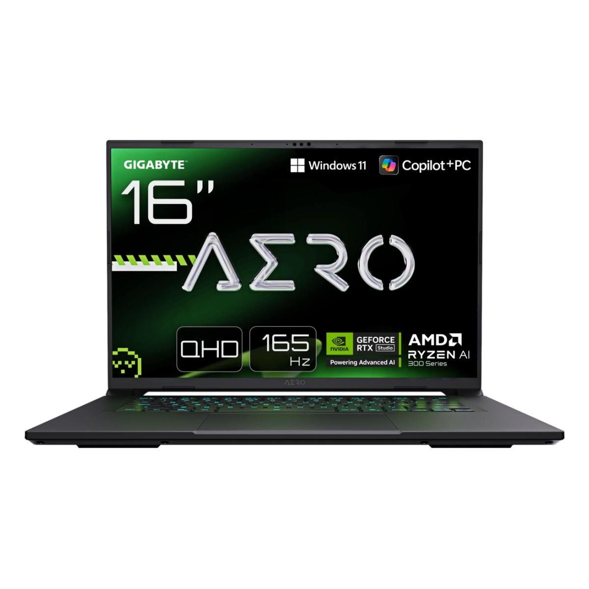 Gigabyte AERO X16 1WH93DEC64AH Gaming-Notebook (40.64 cm/16 Zoll, AMD Ryzen AI 7 350, RTX 5070, 1000 GB SSD, 128 GB RAM)