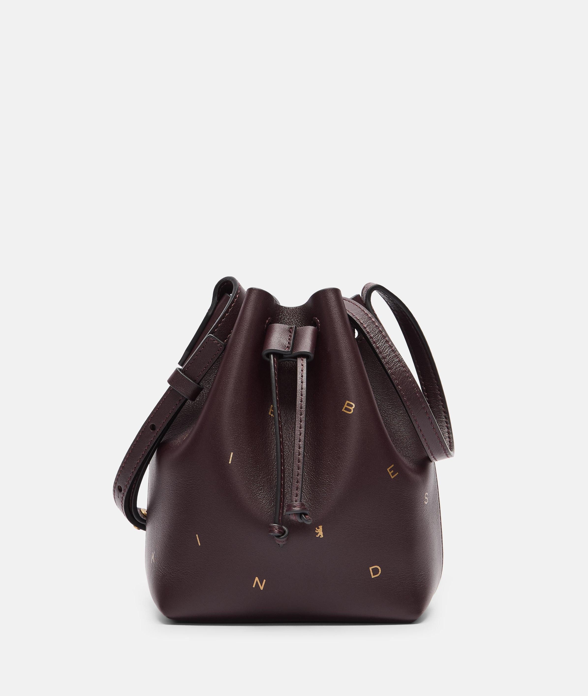 Liebeskind Berlin Schultertasche Bucketbag, Handliche Tasche aus Nappaleder