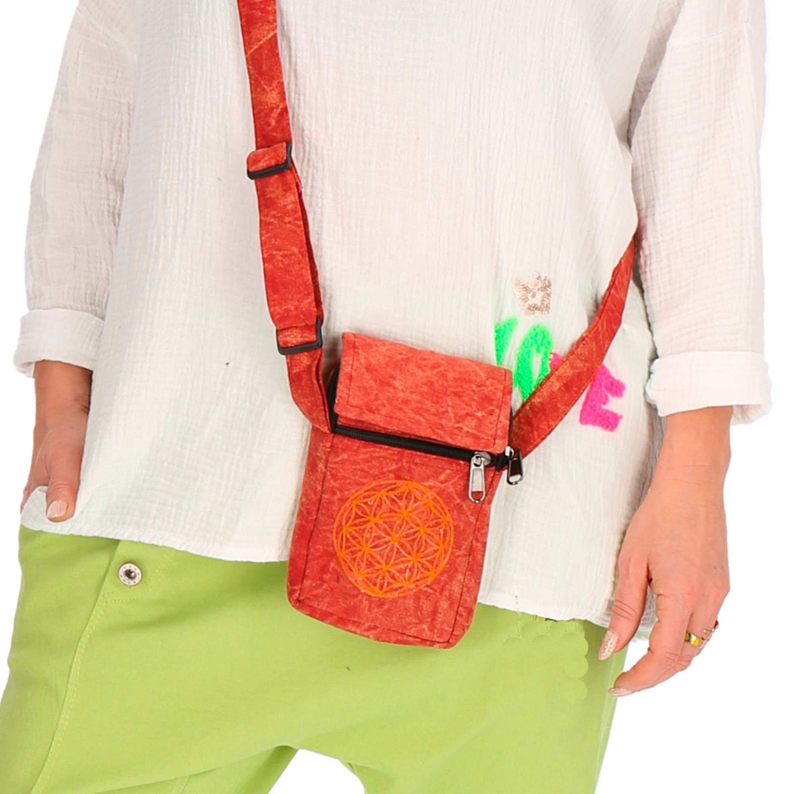 KUNST UND MAGIE Schultertasche Handytasche Brustbeutel günstig online kaufen