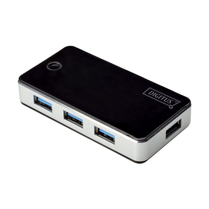 Digitus USB-Verteiler 4-Port USB 3.0 Hub bk