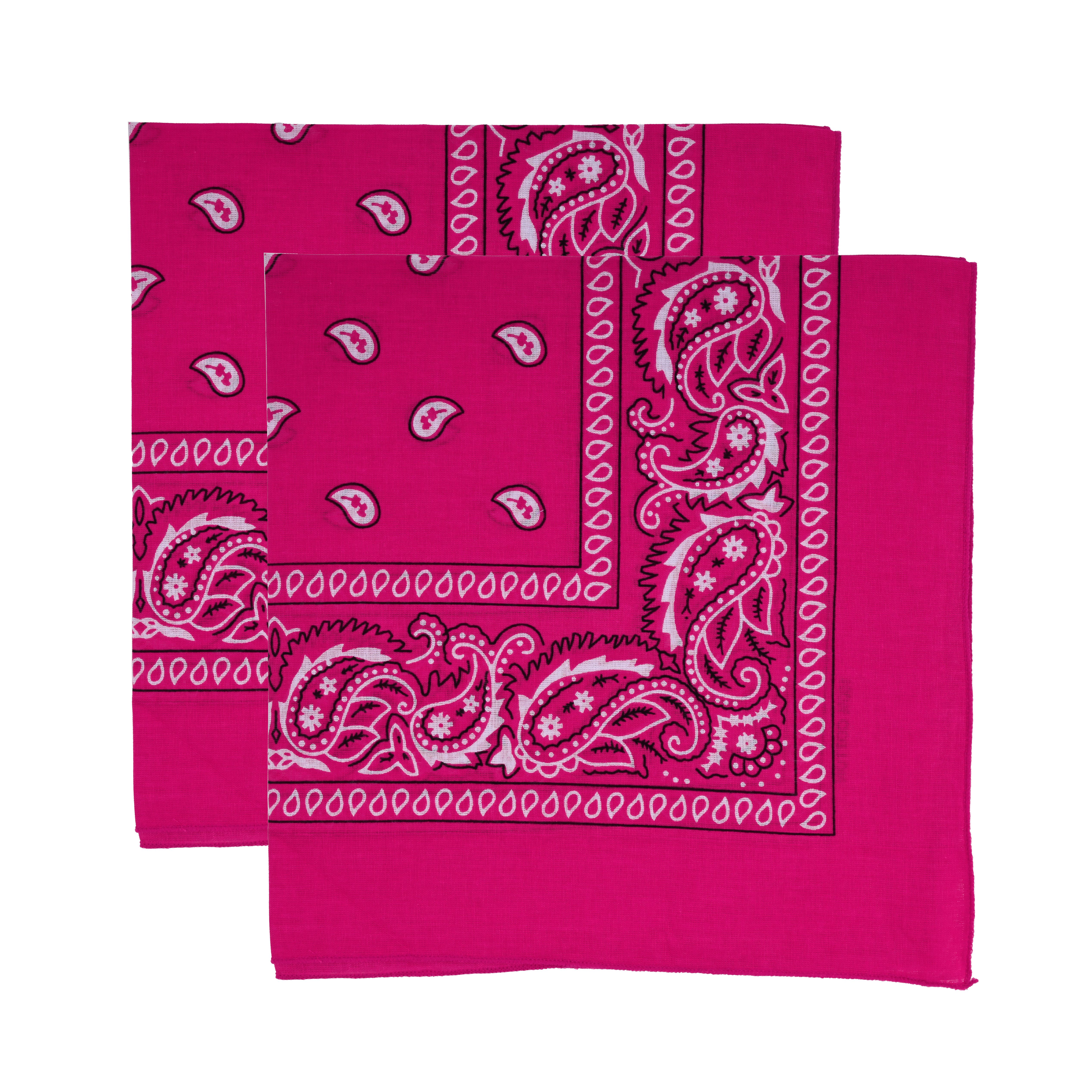 Modescout Stadler Bandana 2er-Pack Bandanas – Vielseitig, stylisch und hochwertig, (Spar-Set, 2er Pack), 100 % Baumwolle