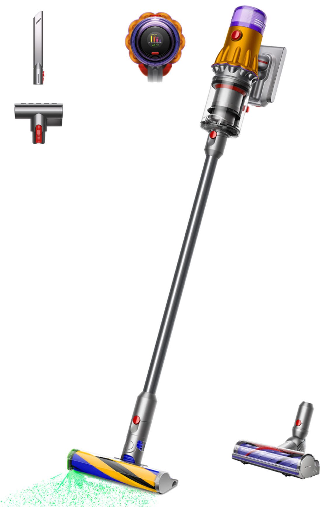 DYSON Akku-Hand-und Stielstaubsauger V12™ Detect Slim Absolute, 545 W, beutellos