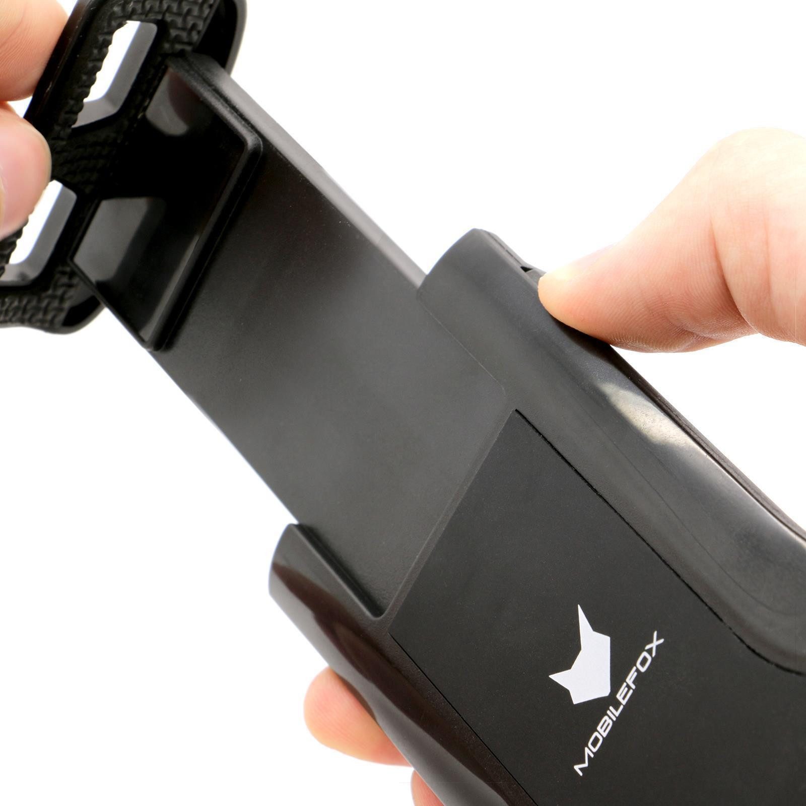 Mobilefox Tablet-Halterung 360° KFZ Kopfstützen Tablet Halterung Auto Kugelgelenk Halter