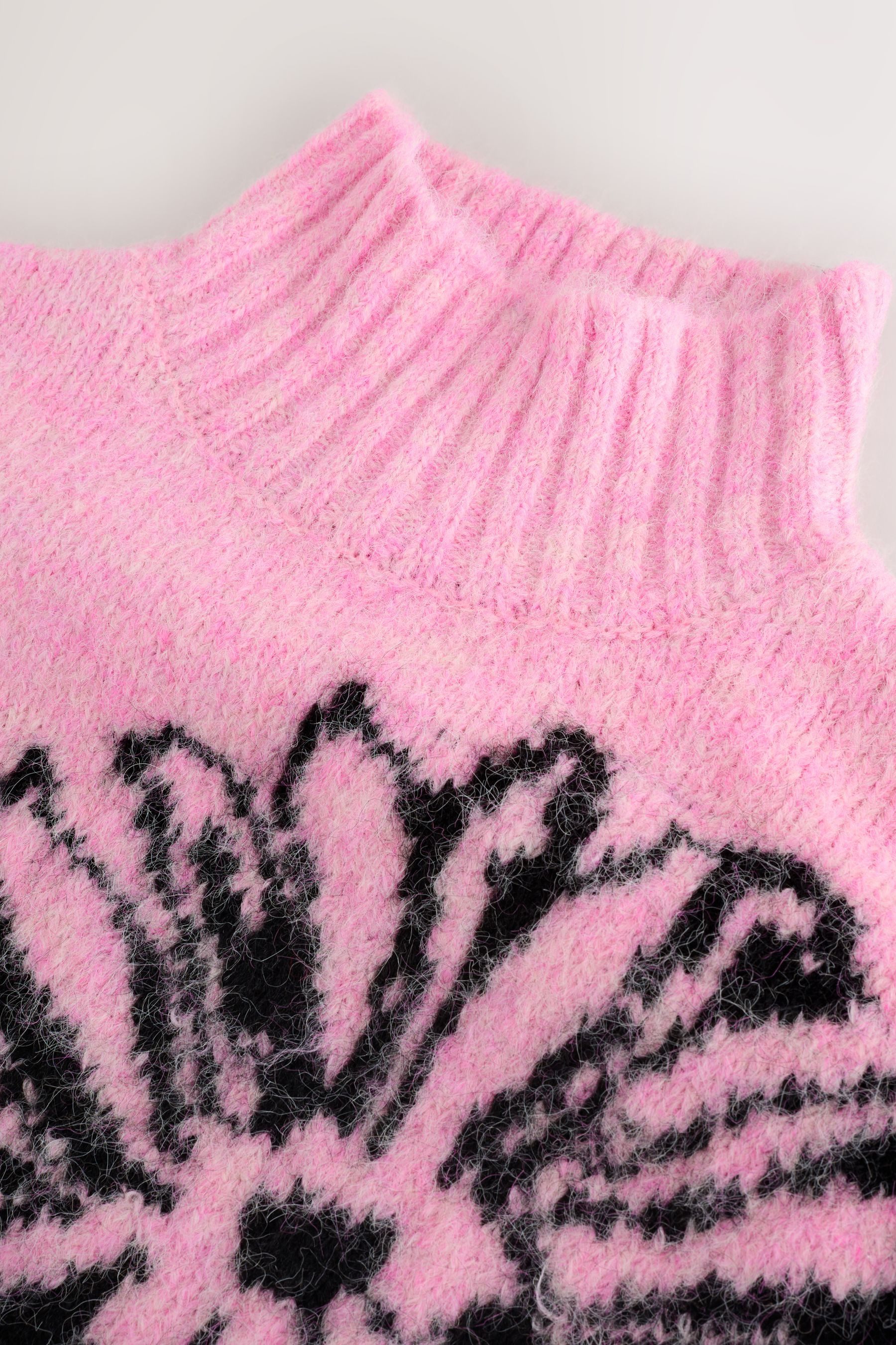 Next Strickpullover Pullover mit Stehkragen, Blumen-Grafikprint (1-tlg) günstig online kaufen