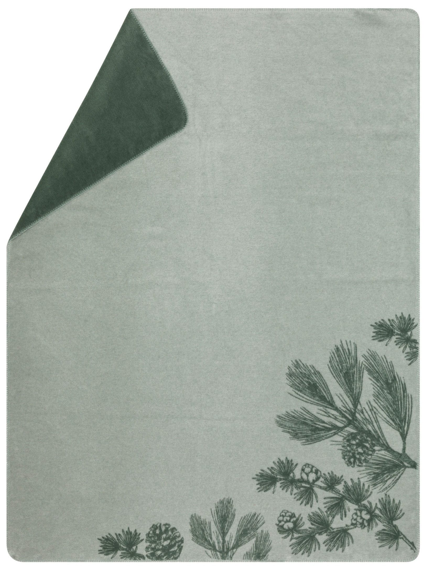 Wohndecke Kurzflor Savona 'Tannenzweige' 150 x 200 cm, DAVID FUSSENEGGER