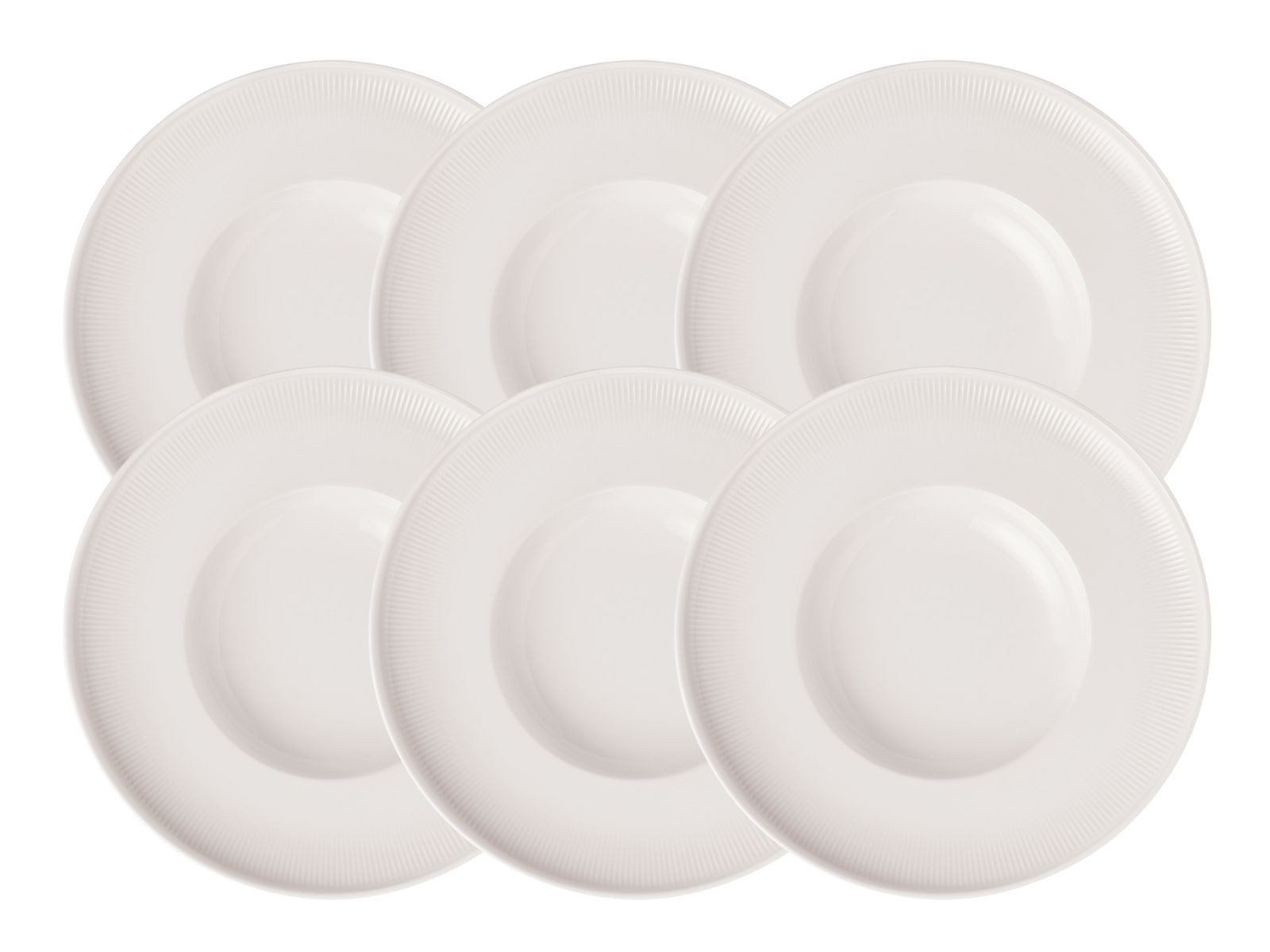 Teller-Set Afina Teller tief weiß 25cm Set6