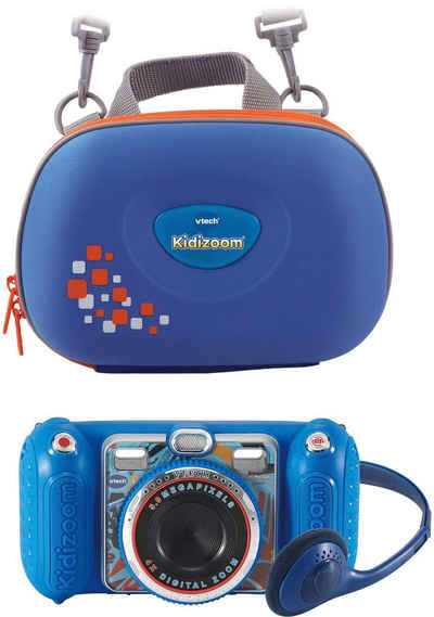 Vtech® KidiZoom Duo Pro, blau Kinderkamera (inklusive Tragetasche)