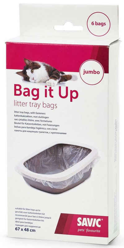 Savic Katzentoilette »BAG IT UP Beutel«, für große Katzentoiletten 6er Pack