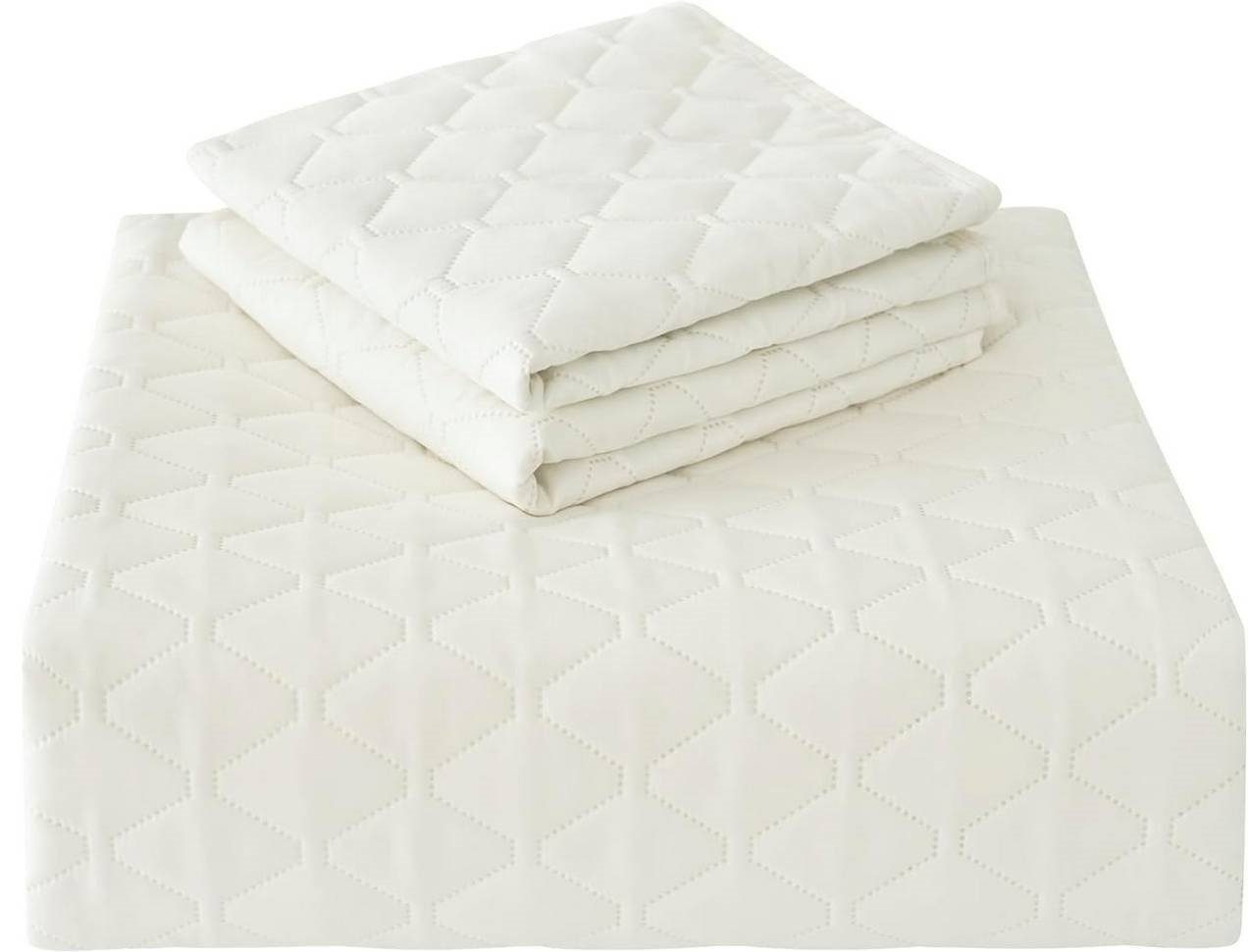 Woltu Tagesdecke, mit 2 Kissenbezügen 50x70cm leichte Überwurfdecke günstig online kaufen