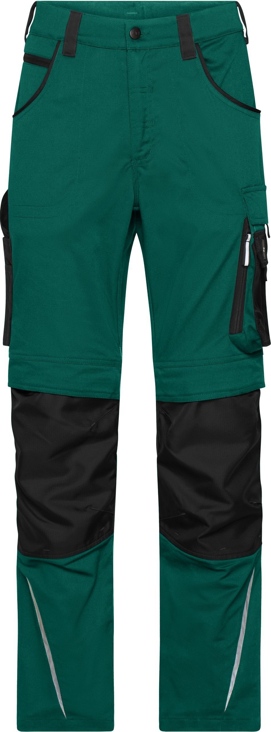 Style" dark green/black - & Workwear James (94-110) Arbeitshose Hose JN Nicholson "Modern 1832 Strong