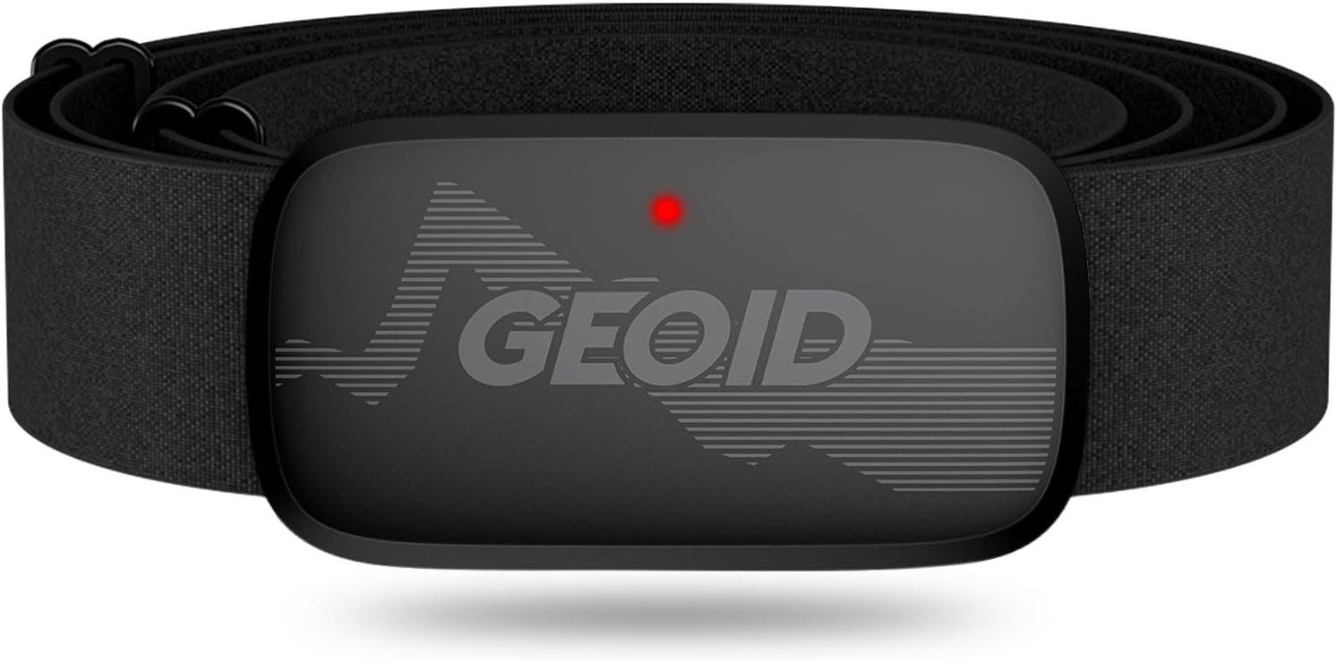 Athlix Herzfrequenzsensor HS500 Herzfrequenzmesser mit Brustgurt Tracking LED-Licht, LED-Kontrollleuchte, verstellbares Brustband