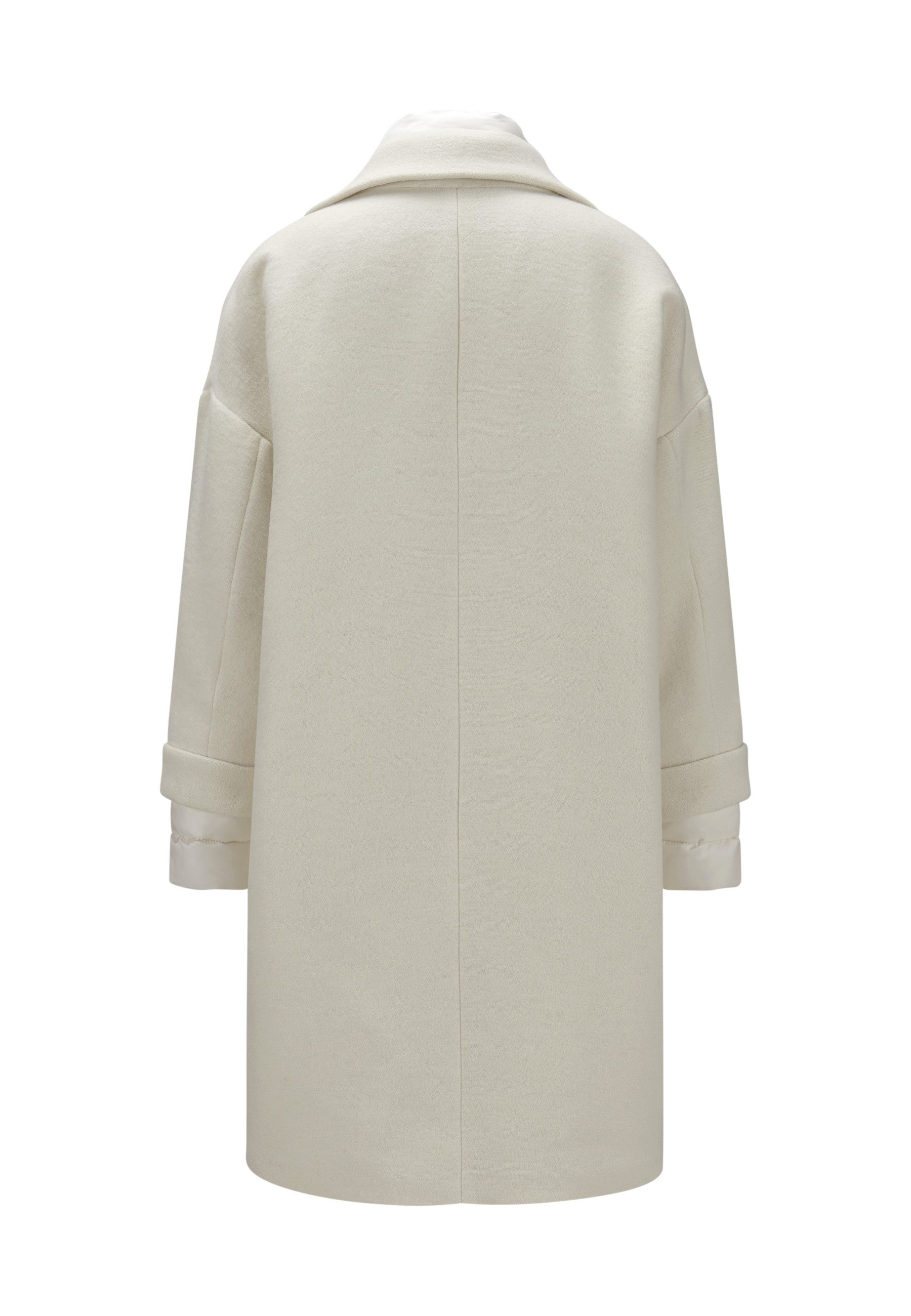 Milestone Langmantel MSBella Damen klassisch Knöpfe, Reißverschluss