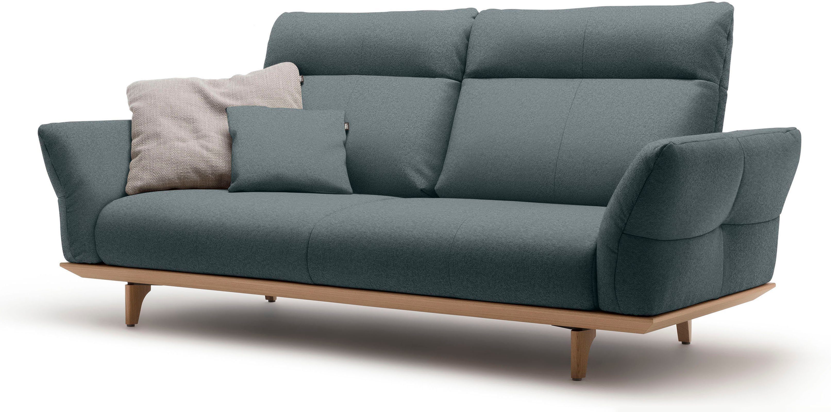 hülsta sofa 3-Sitzer hs.460, Sockel in cm Füße natur, 208 Eiche, Breite Eiche