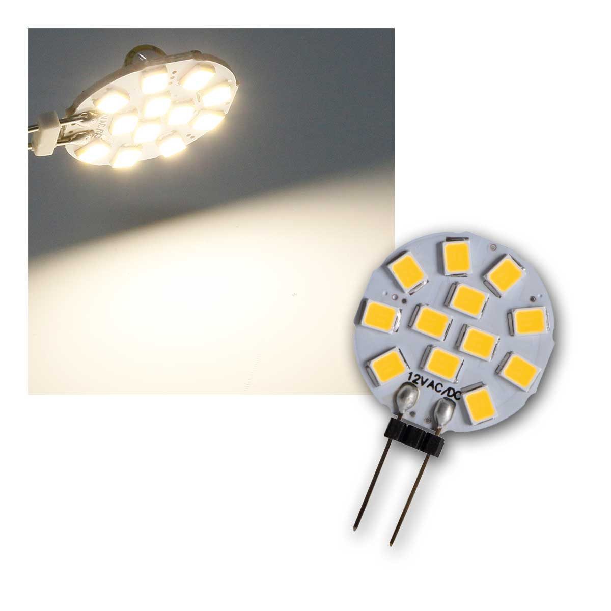 Kanlux LED-Leuchtmittel G4 LED Leuchtmittel neutralw 170lm 1,2W/12V AC/DC, neutralweiß