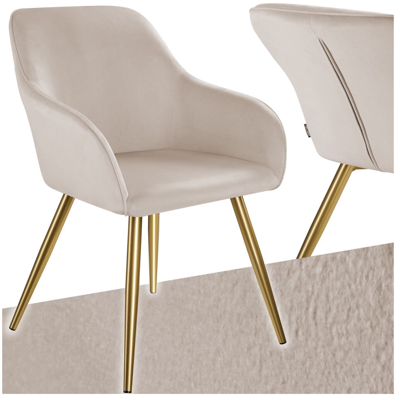 tectake Esszimmerstuhl Marilyn (Set., 1 St), günstig online kaufen