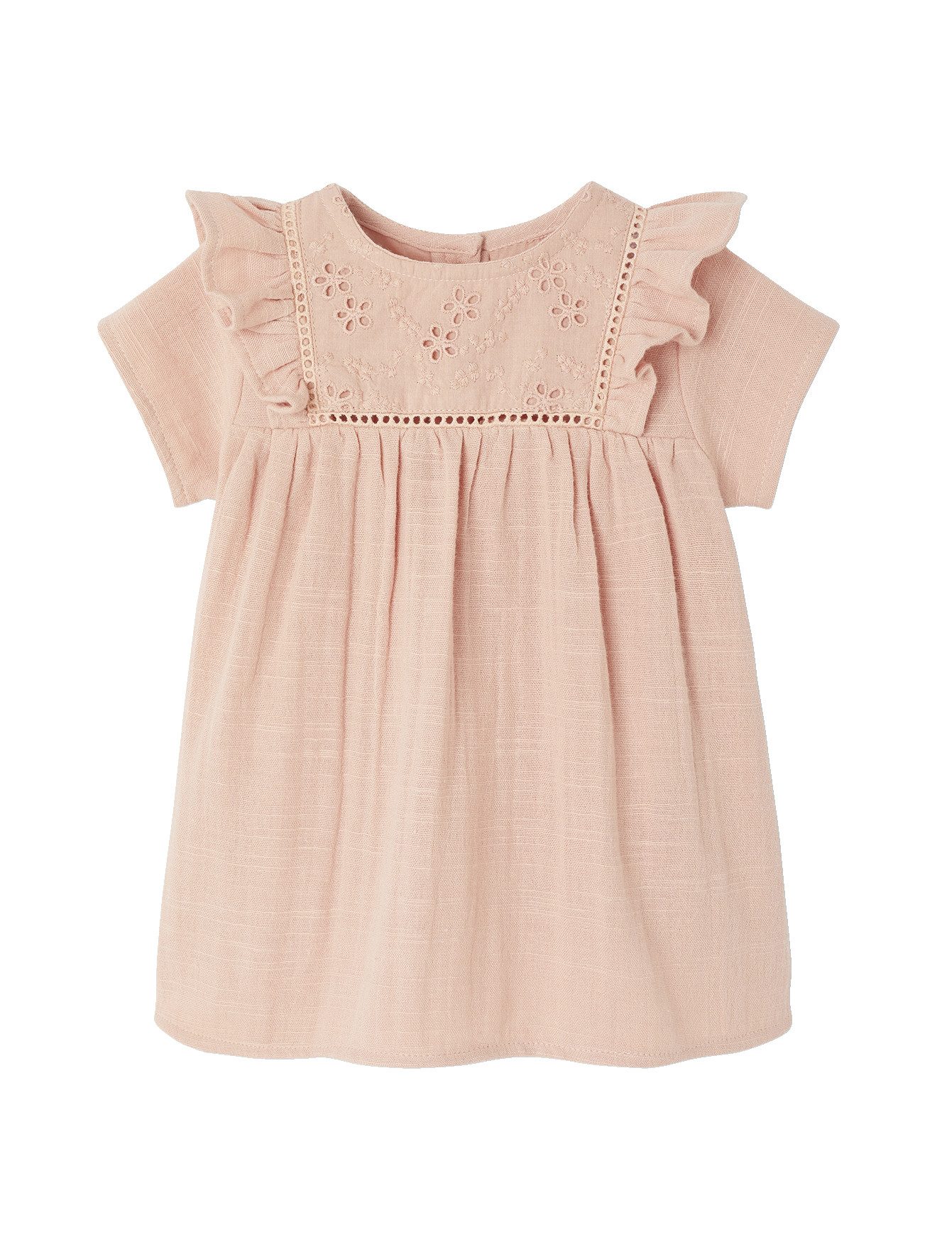 Minikleid Weites Mädchen Baby Musselinkleid