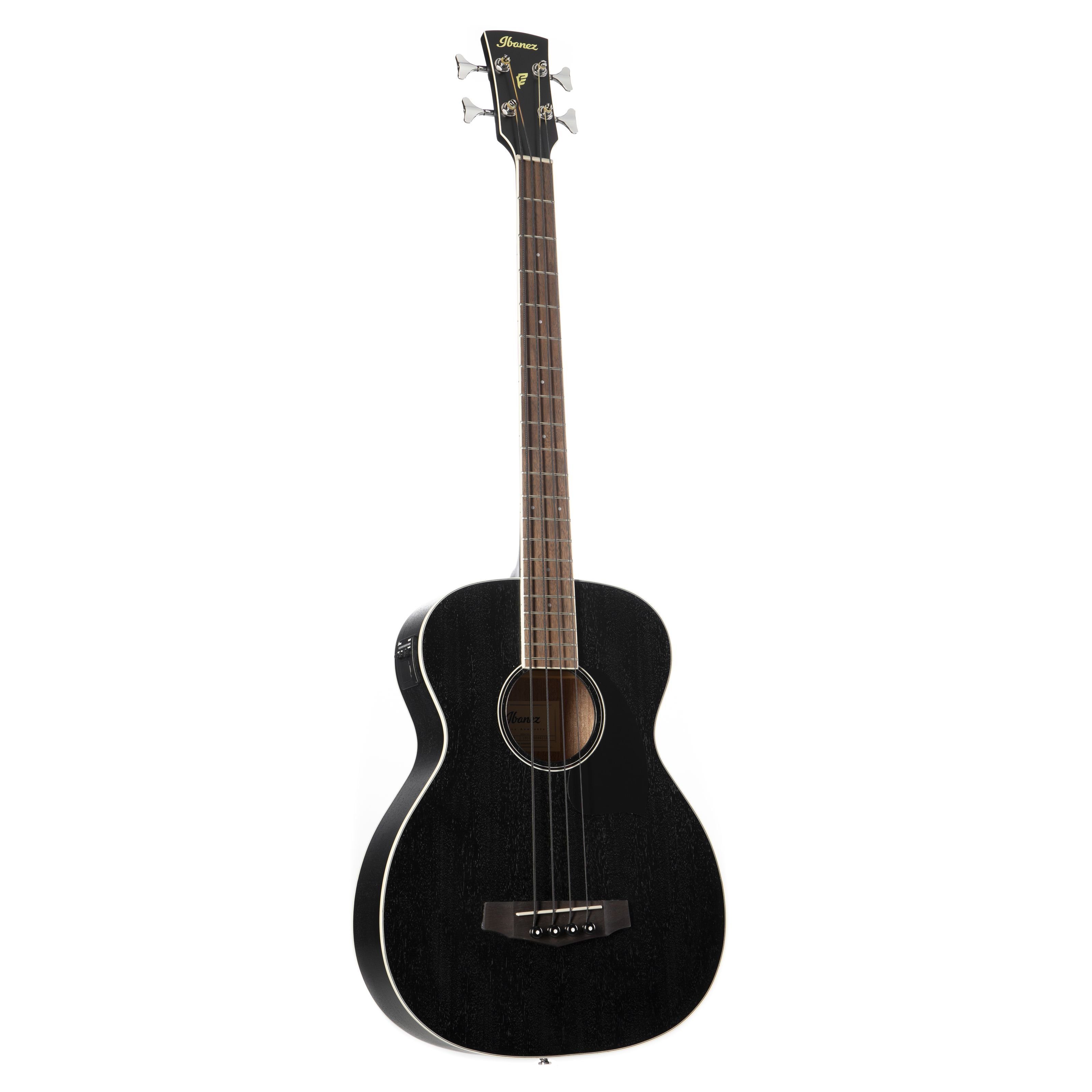 Ibanez Akustik-Bass, Akustik-Bässe, 4-Saiter Akustik-Bässe, Acoustic PCBE14MH-WK Weathered Black - Akustikbass