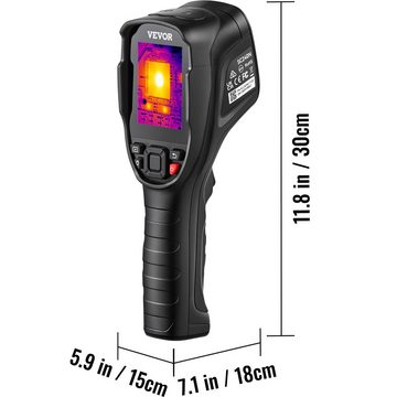 VEVOR Wärmebildkamera Handheld 240x180 IR-Auflösung Infrarotkamera Thermometer 40mK
