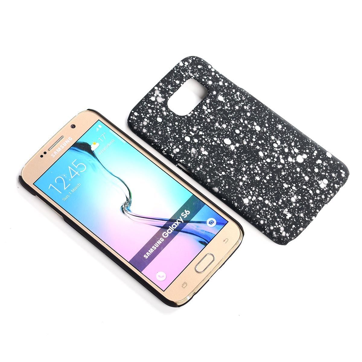König Design Handyhülle Samsung Galaxy S6, Samsung Galaxy S6 Handyhülle Backcover Schwarz