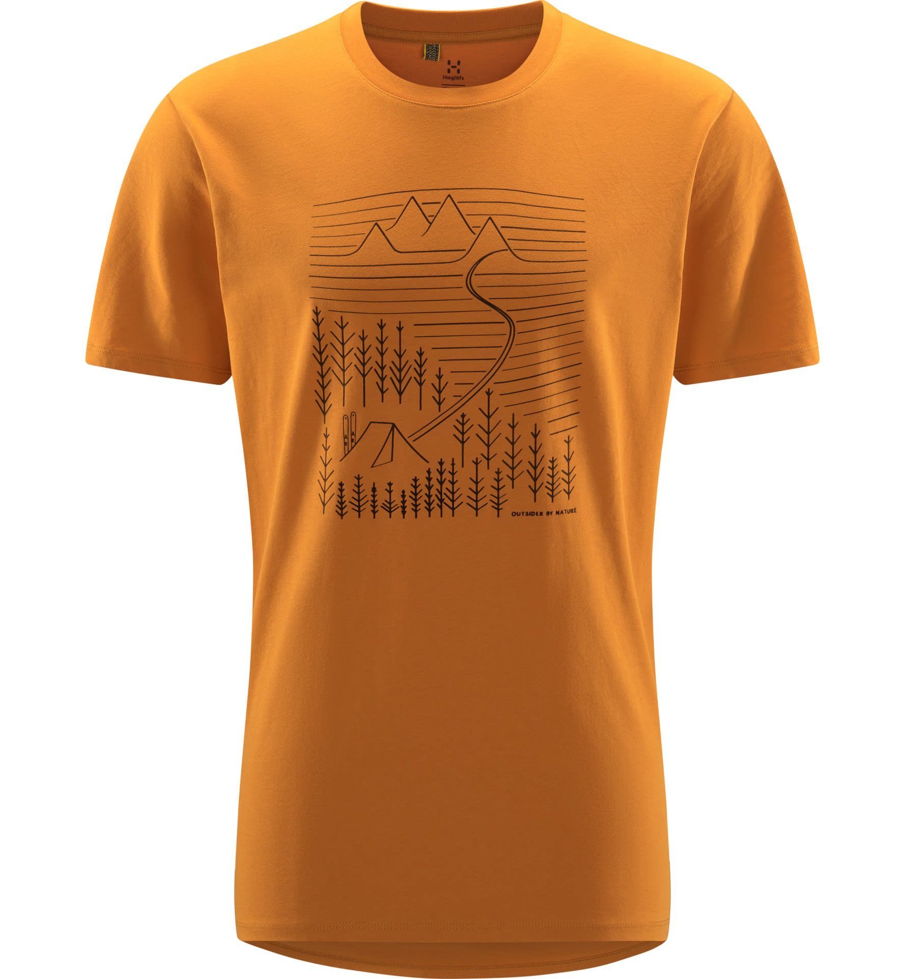 Tee T-Shirt Herren Desert M Camp Kurzarm-Shirt Haglöfs Yellow Haglöfs