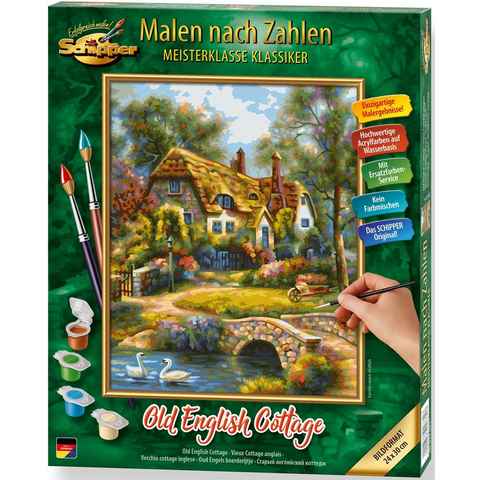Schipper Malen nach Zahlen Meisterklasse Klassiker - Old English Cottage, Made in Germany