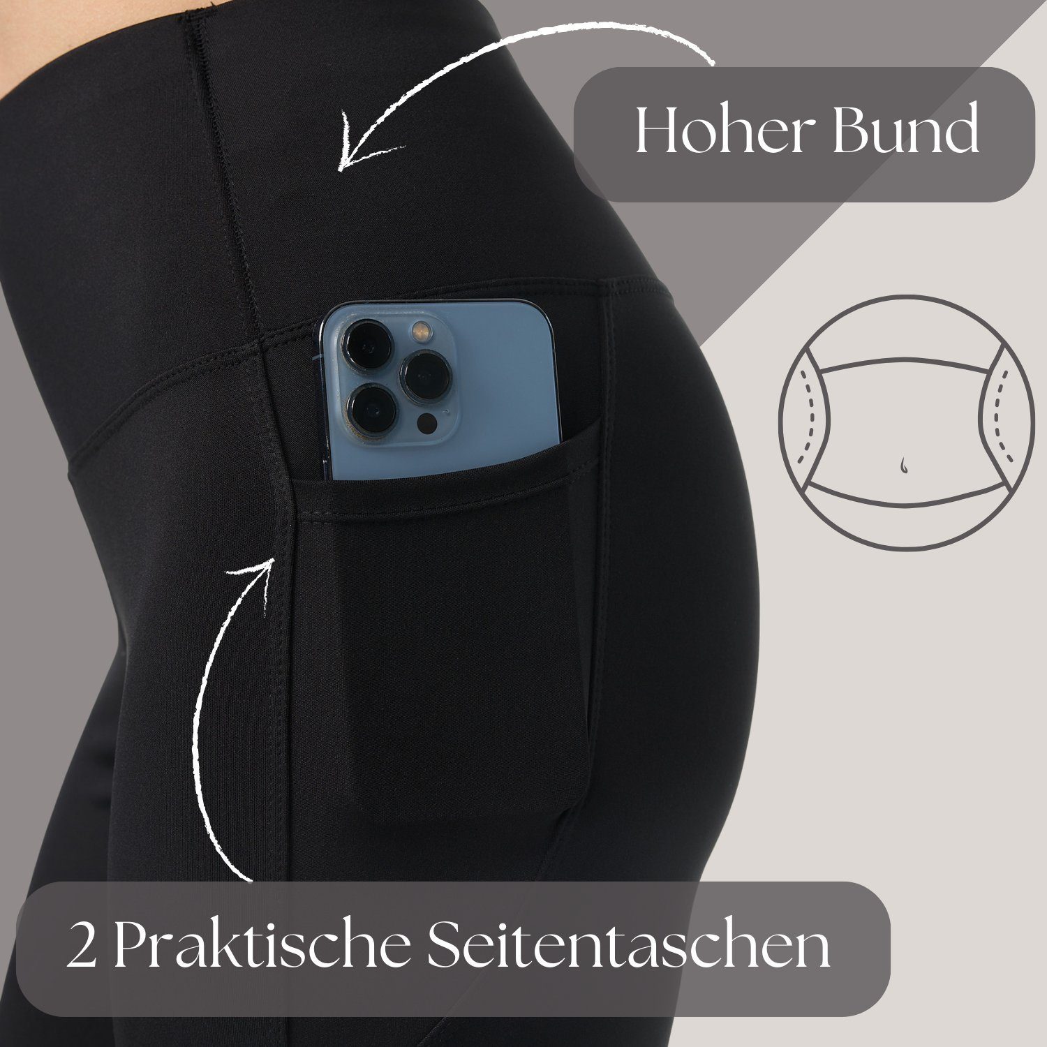 Frentree Thermoleggings Damen mit Fleece Gefütterte Thermo Leggings für Win günstig online kaufen