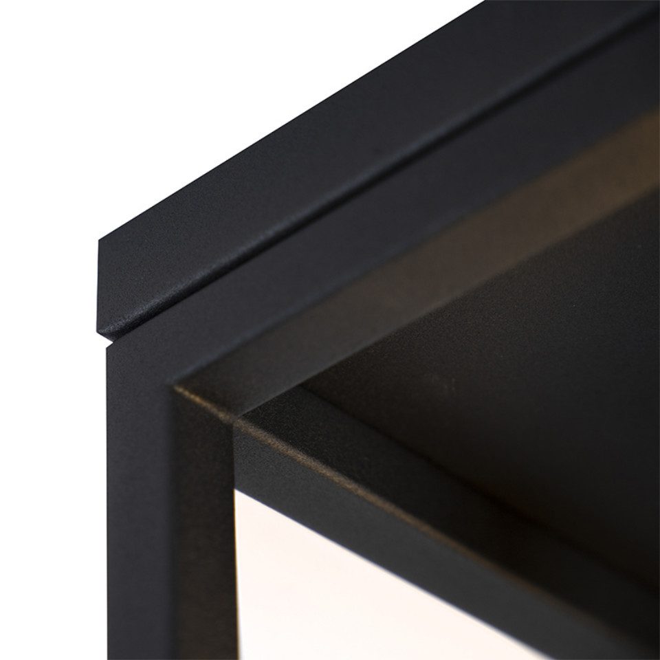 Qazqa Deckenleuchte Cage, ohne Leuchtmittel, E27, Schwarz, Industrie, Stahl günstig online kaufen