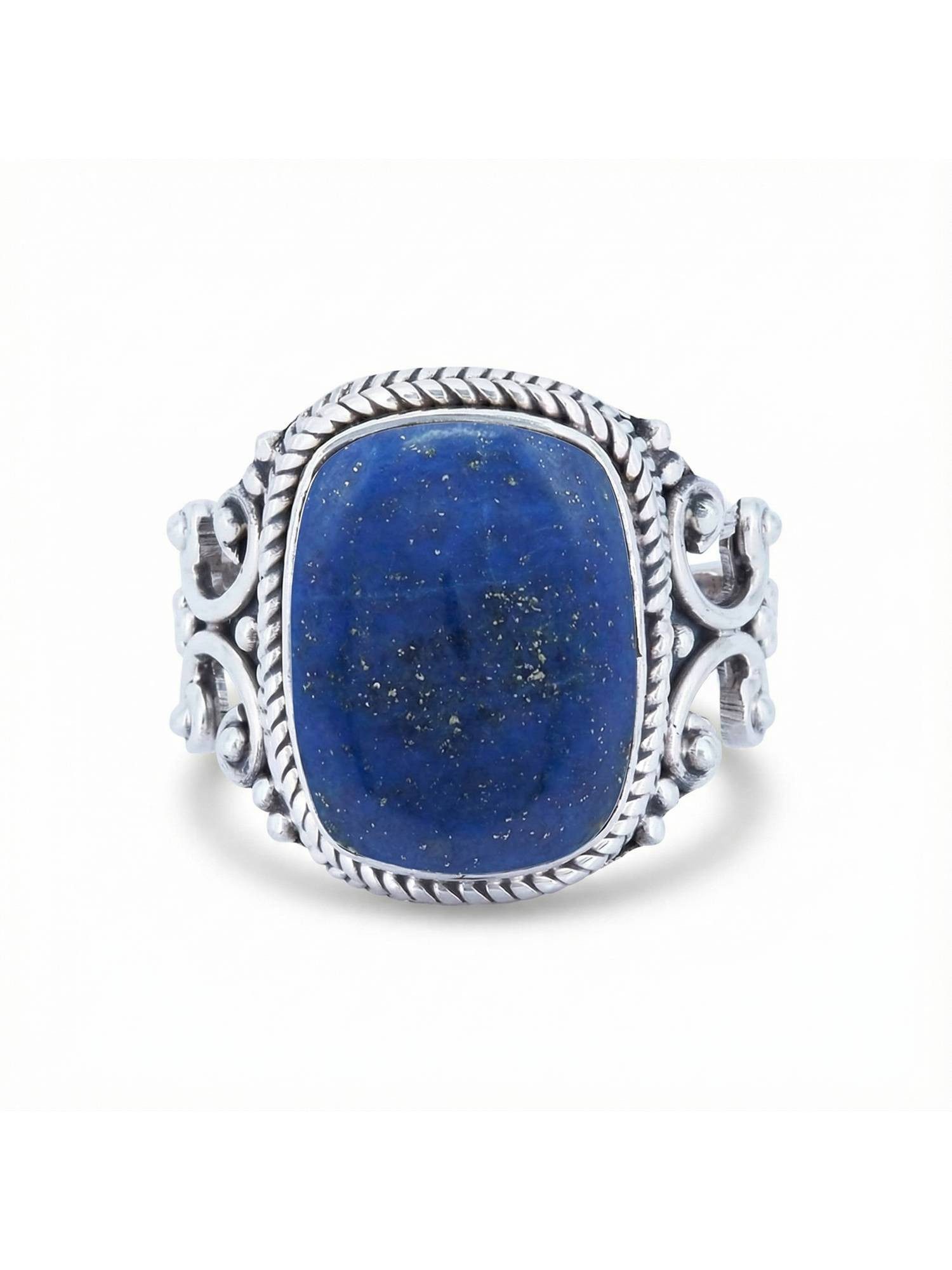 Silberring SERAPANA aus 925 Silber mit Lapis Lazuli