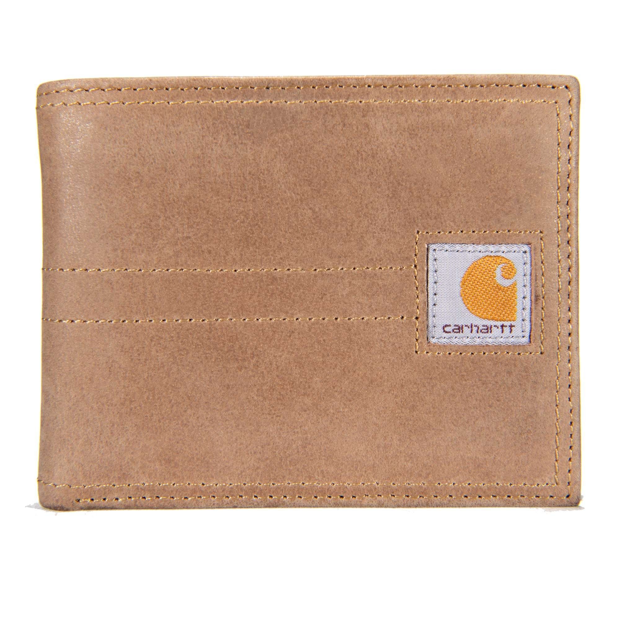Carhartt Brieftasche Saddle Leather Bifold Wallet (1-tlg), Wollinnenfutter carhartt® brown
