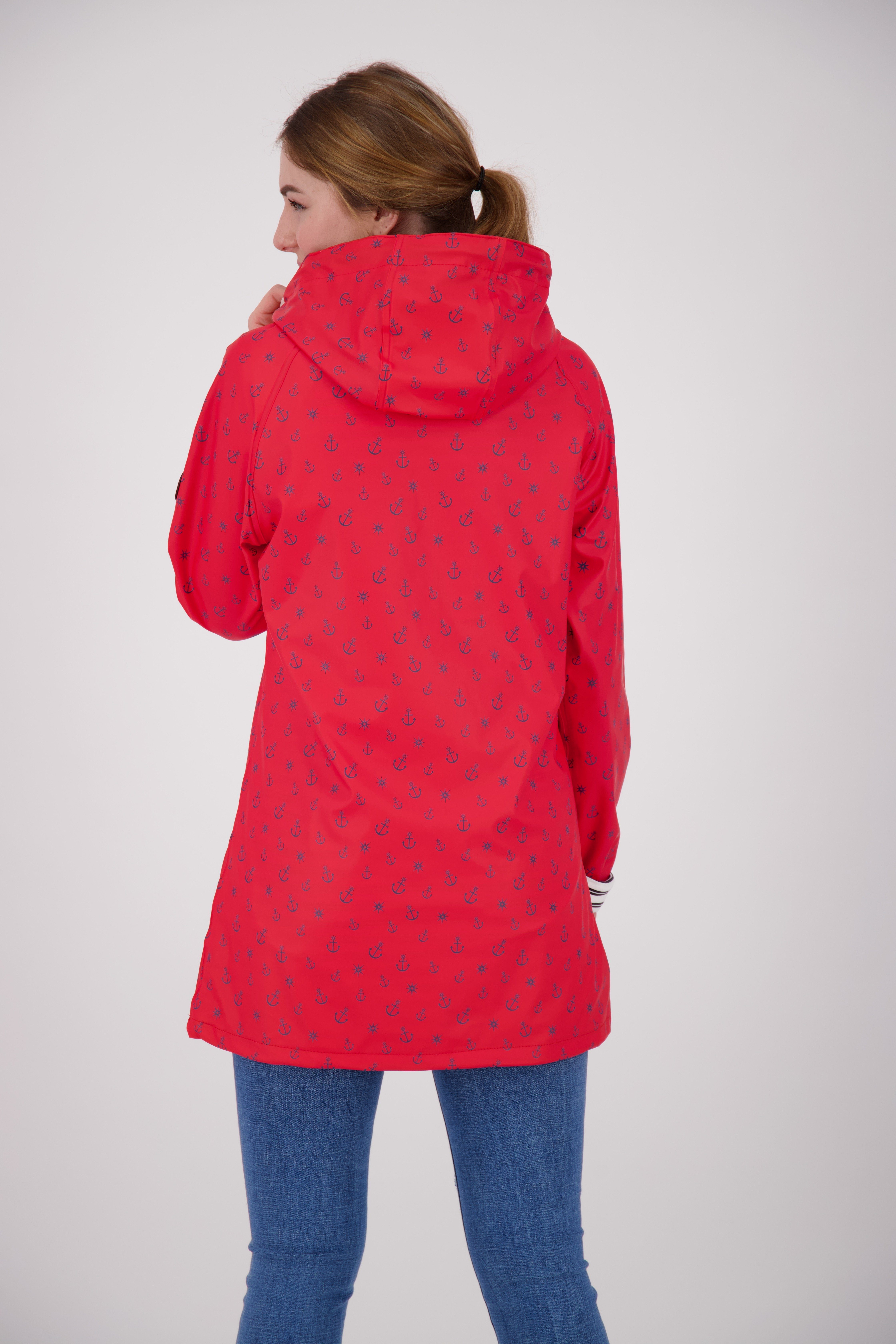 in Großen WOMEN #ankerglutzauber red CS Friesennerz erhältlich Active Größen Regenjacke auch DEPROC