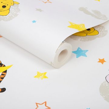 Disney Papiertapete Pu der Bär, (1 St), Mehrfarbig - 10m x 52cm