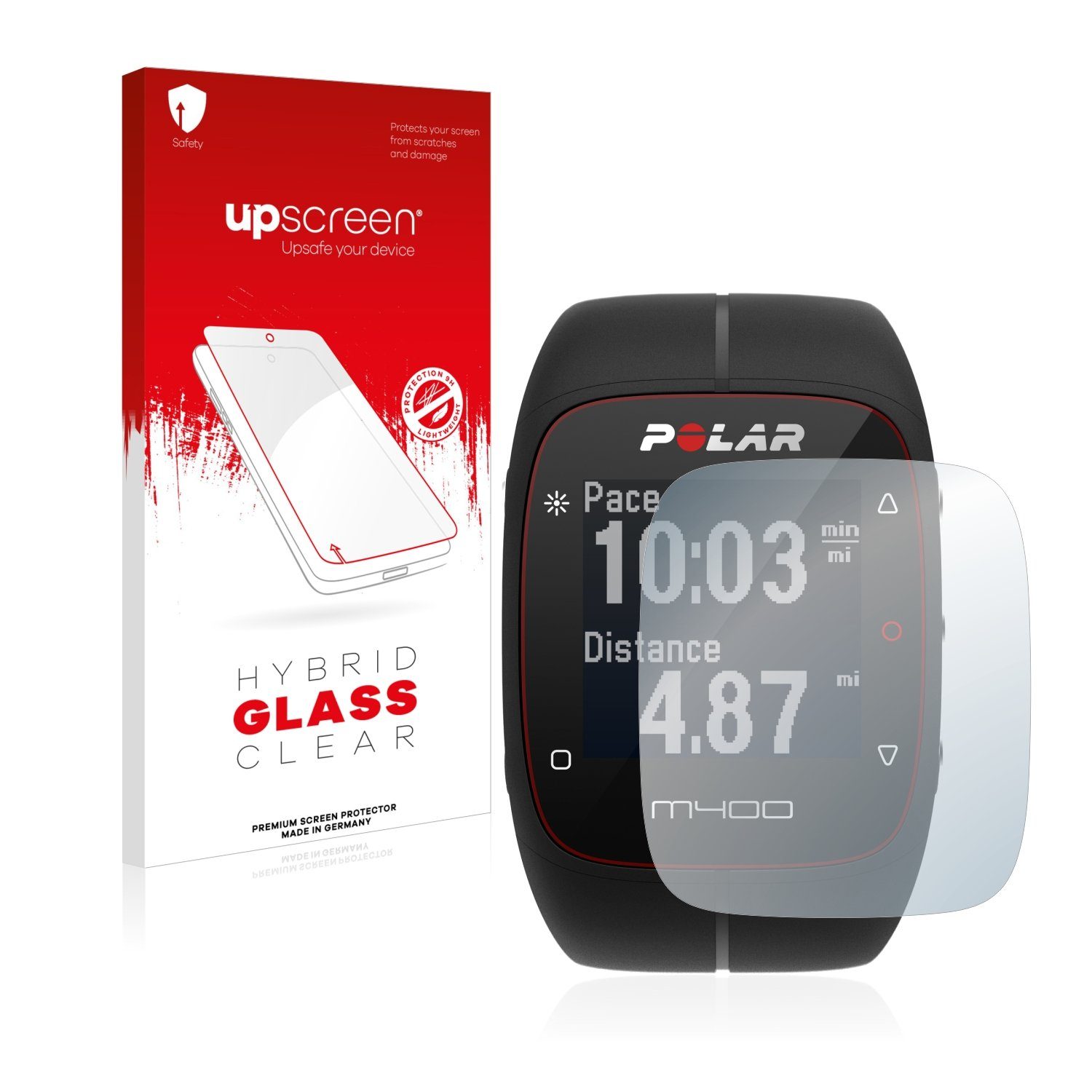 upscreen Schutzfolie »Panzerglasfolie für Polar M400