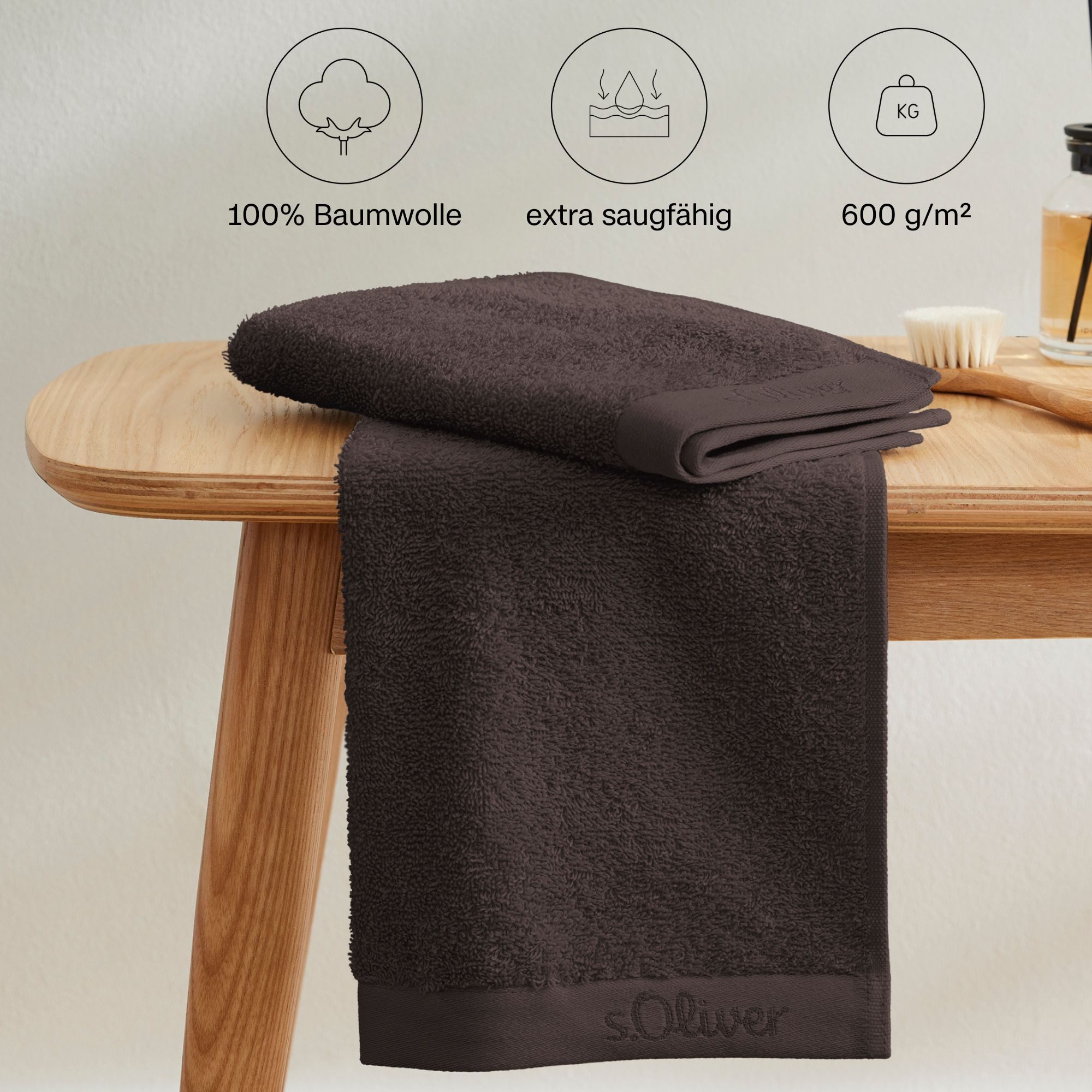 s.Oliver Handtuch Set »s.Oliver, Premium Qualität, 600 gr/m²«, Set, 6 tlg., günstig online kaufen