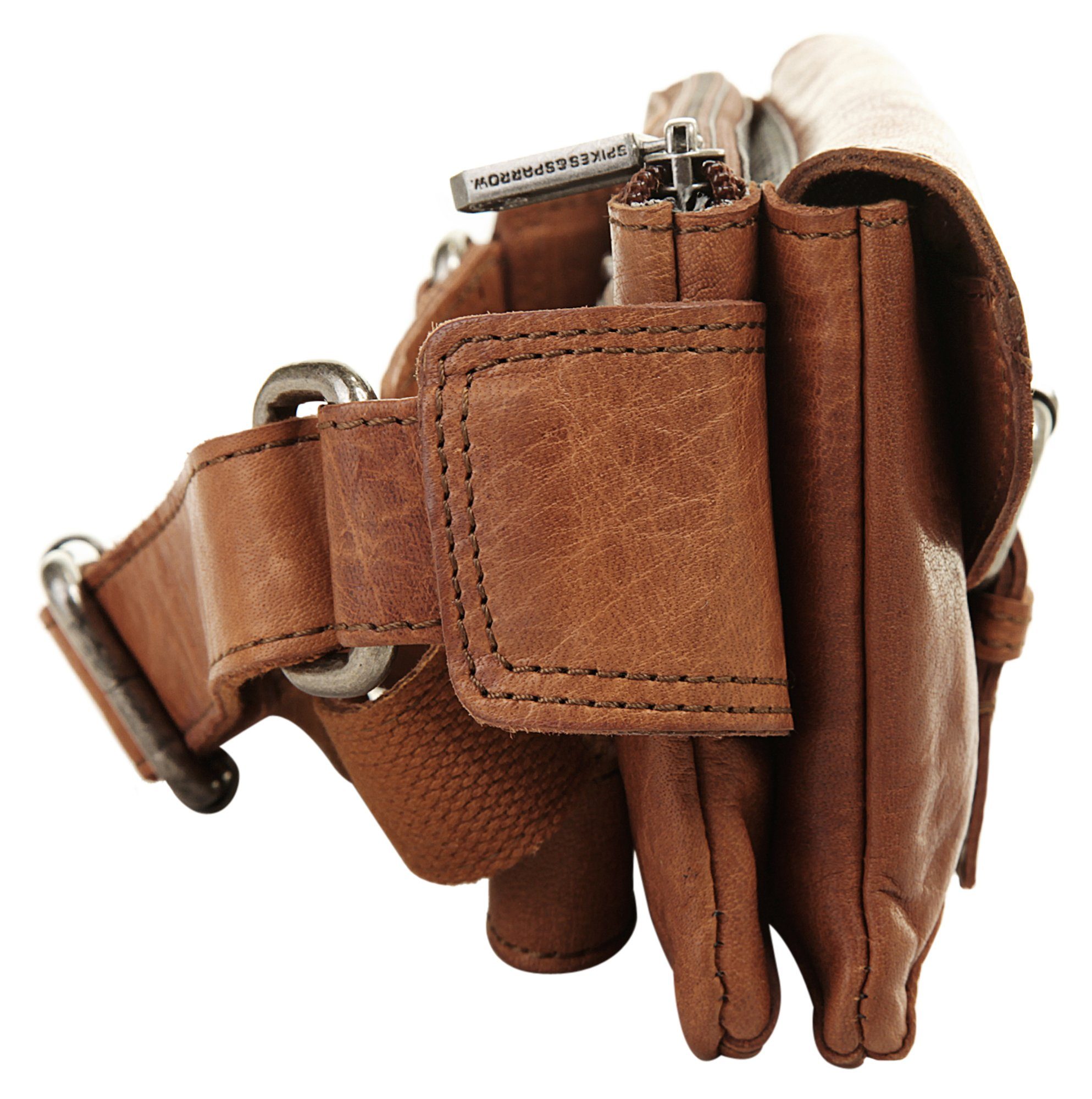 Spikes & Sparrow Gürteltasche, echt Leder