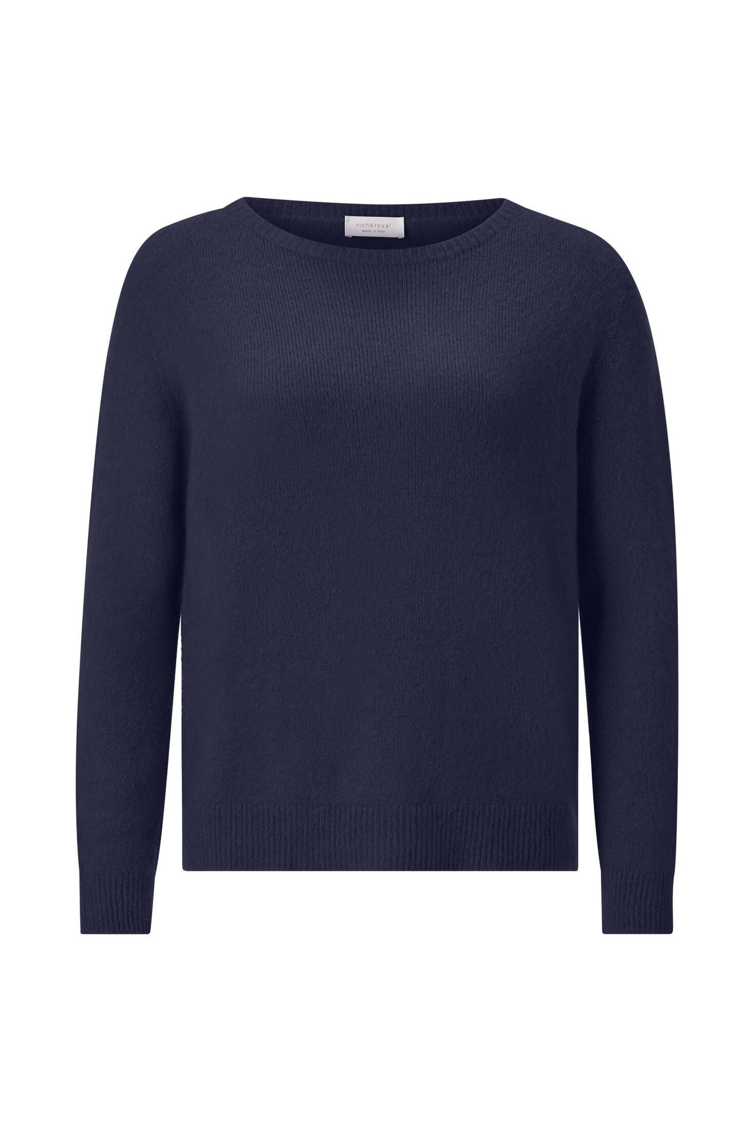 Strickpullover Damen Strickpullover mit Alpaka COZY CREW NECK