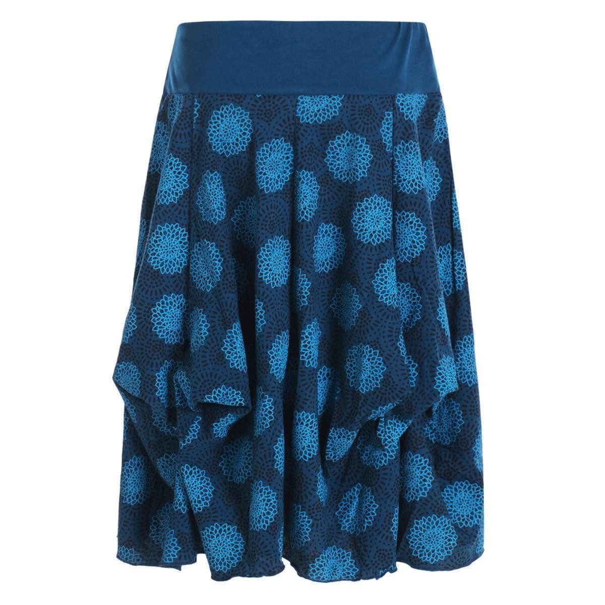 Vishes Jerseyrock Damen Ballon-Rock Knielang Pump-Rock günstig online kaufen