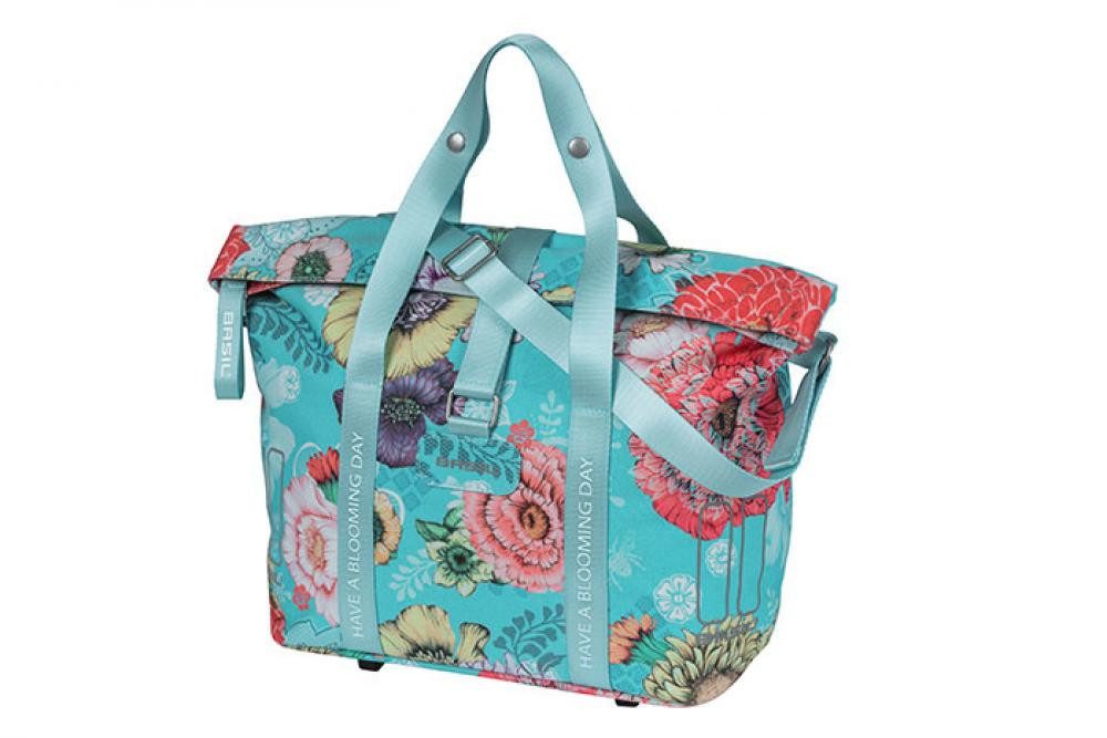 Basil Fahrradtasche Basil Schultertasche Bloom Field sky blue MIK-KF-HOOK 29x15x28 cm 11l