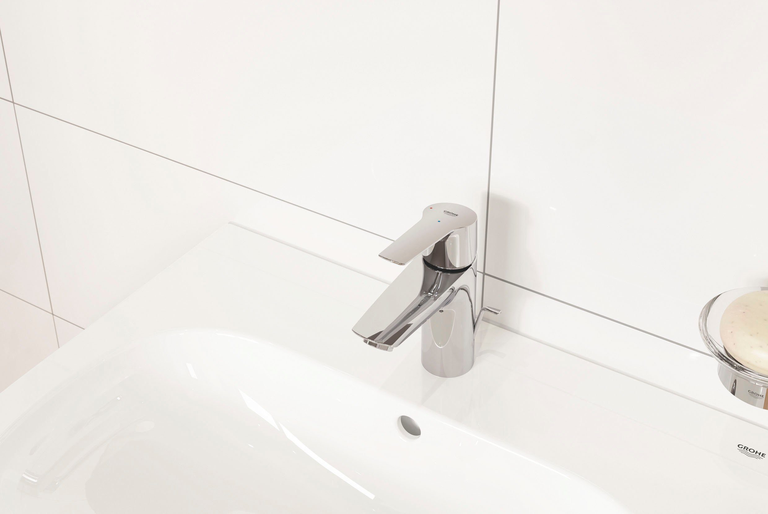 mit Grohe Start Waschtischarmatur Wassersparfunktion