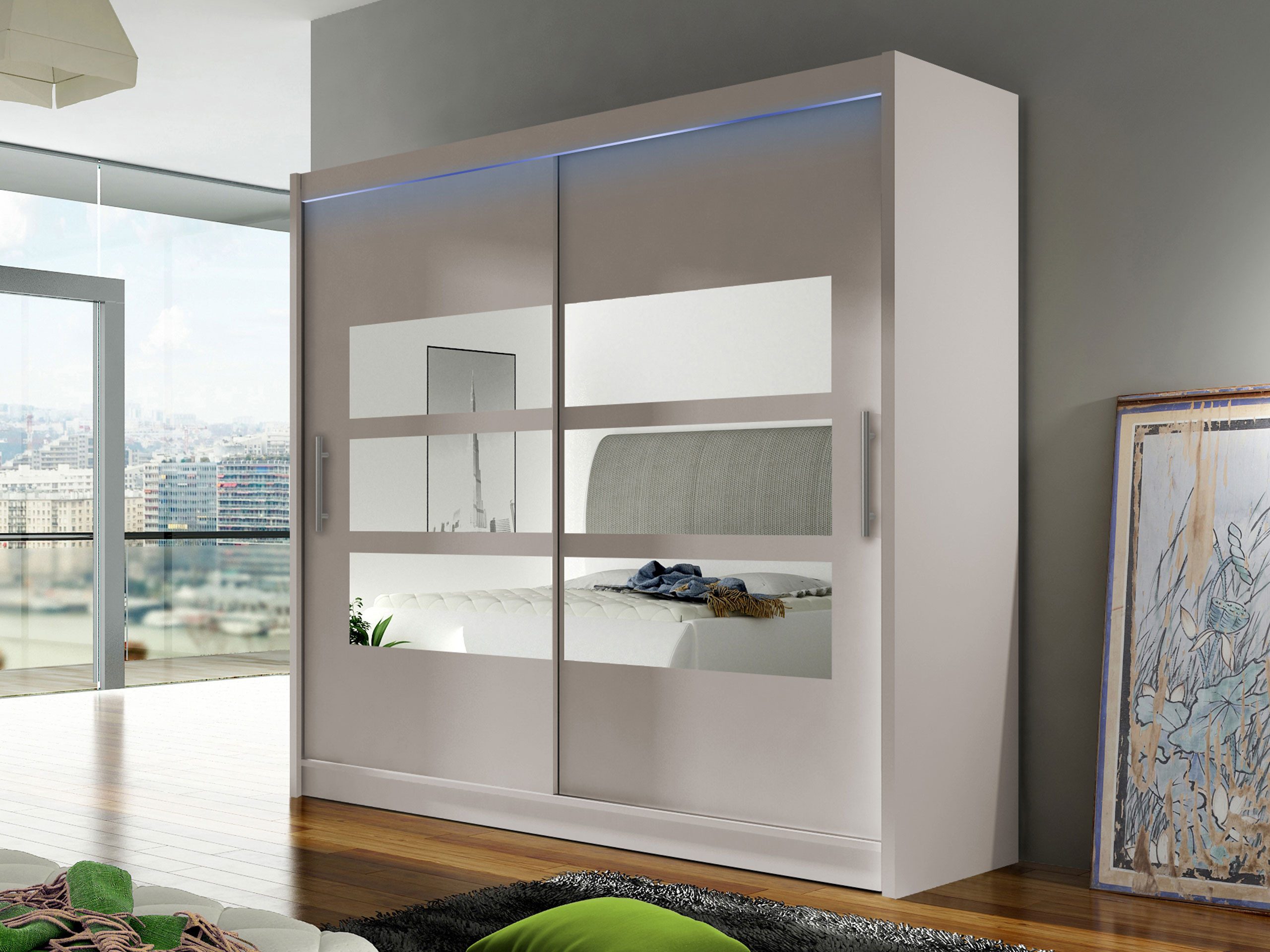 MIRJAN24 Kleiderschrank London III 180 (mit günstig online kaufen